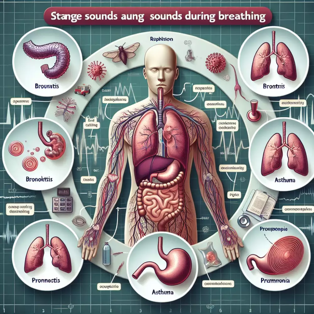 divné zvuky při dýchání